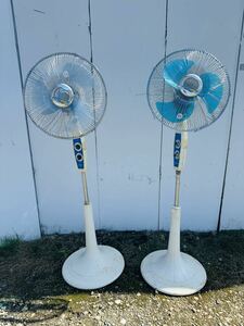  National electric fan Showa Retro antique National that time thing [ pickup limitation ] Gifu prefecture Gifu city F-K 351C F-K 351J 2 point together 