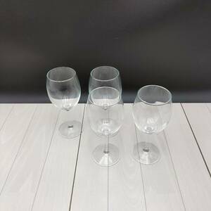 (F-2405TW3)* wine glass *4 point *Φ9cm×H18cm calibre 6cm* clear * glass made * kitchen miscellaneous goods *