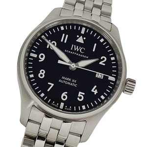 IWC パイロットウォッチ マークXX マーク20 IW328201 時計 メンズ ブランド デイト 自動巻き AT ステンレス SS シルバー ブラック 磨き済み