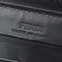 フェンディ FENDI 財布 メンズ ブランド バグズアイ 長財布 レザー ブラック 7M0210 ラウンドファスナー おしゃれ カジュアル 黒 札入れ_画像5