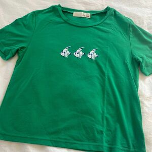 Lily brown 半袖 Tシャツ　緑