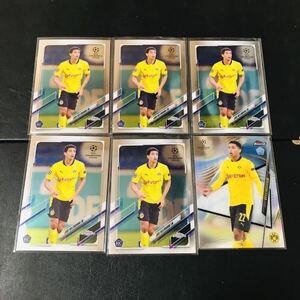 (RC) Jude Bellingham / 2020-21 Topps Chrome Finest UEFA Champions League Base ×6 ルーキーカード 6枚！ ベリンガム ドルトムント