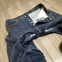 ★00s OLD EURO LEVI'S501 デニムパンツ ジーンズ ボトムス W31 濃紺 ユーロ リーバイス501 ポーランド製 ヴィンテージ オールド 古着 USED_画像7