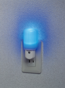 LEDコンセントライト 明暗センサータイプ 青色LED
