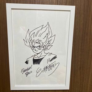 ドラゴンボール 鳥山明 イラストポスター風 A4サイズ