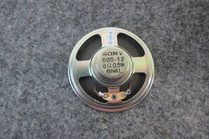  small size speaker 66mm 8Ω 0.5W thickness 21mm SONY IC-560 radio from removal goods 12-13-4