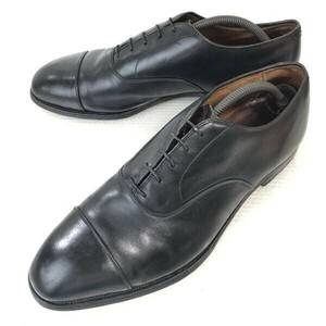 80s-90s/ old Logo / Vintage * Alden /ALDEN*923/ strut chip [12D/29.5-30.0/ black /BLACK] inside feather / shoes / business /dress shoes*pG-178