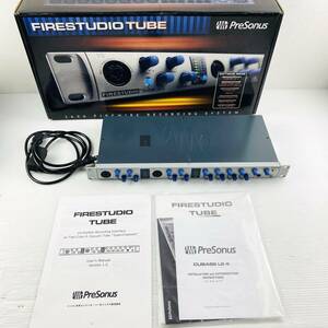 37【通電OK】 PreSonus FireStudio Tube レコーディング システム 16入力6出力 24-bit/96kHz 12AX7/ECC83真空管 楽曲 機材 プリソーナス 