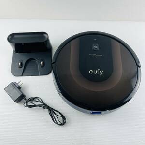 ●202【通電OK／動作OK】Eufy RoboVac 30C Max T2130511 本体 ロボット 掃除機 自動掃除 充電ステーション ACアダプター ブラック 黒