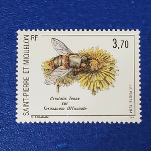  sun Pierre micro n island *1994 year Mitsuba chi. tongue popo unused stamp insect stamp France 