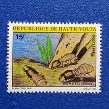オートボルタ共和国★1981年　昆虫６種　未使用切手　ブルキナファソ_画像5