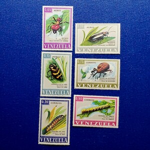 benezela*1968 year insect 6 kind unused stamp insect stamp 