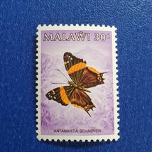 マラウイ★1984年　蝶４種　未使用　バタフライ　昆虫切手_画像5