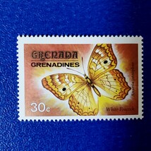 グレナダ グレナディーン★1982年　蝶４種　未使用切手　昆虫切手_画像5