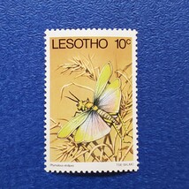 レソト★1978年　昆虫４種　未使用切手_画像4