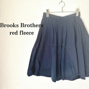 【Brooks Brothers red fleece】ブルックスブラザーズレッドフリース ひざ丈スカート サイズL ネイビー 夏