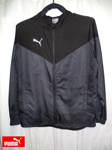 送185円/新品【PUMA】プーマ FUSSBAL♪メンズ◆HYBRID ウーブンジャケット　M　￥8800　ブラック