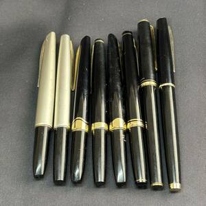 PILOT Pilot PLATINUM platinum fountain pen 8ps.@ set sale pen .18K 3ps.@14K 4ps.@ writing implements pen .14 gold 18 gold Vintage 