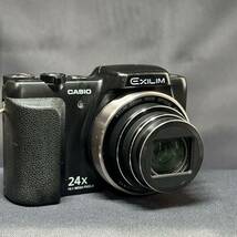 CASIO カシオ EXILIM EX-H50 コンパクトデジタルカメラ カメラレンズ EXILIM 25mm WIDE OPTICAL 24x f=4.5-108.0mm バッテリー付 動作品_画像1