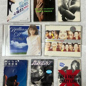 【ジャンク中古CD】8cm CD：6品、CD：2品。篠原涼子　安室奈美恵　中川翔子　ドリカム　 大黒摩季　小比類巻かほる