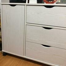 2013 white oak cabinet width 80x40cm caster sideboard door living 