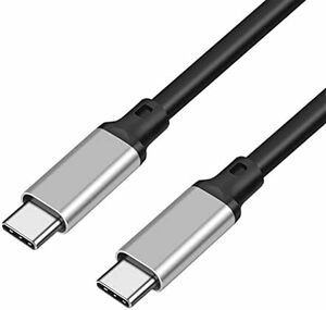 Gen2標準 20Gbpsデータ転送 USB3.2 映像出力 60Hz 4K ケーブル3m to USB-C 3m_ライトグレー