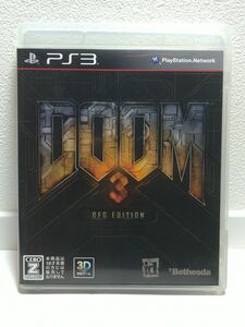 ★送料無料、ディスク美品★ PS3 DOOM3 BFG EDITION ケース・説明書付 プレステ3 ソフト