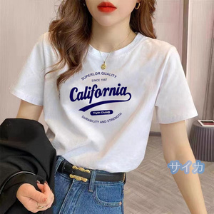 Tシャツ レディース 半袖 カットソートップス100%棉 白Tシャツ サマーTシャツ 夏Tシャツ 通気カジュアル シンプル Ｍ L XL 2XL 3XL/tx34