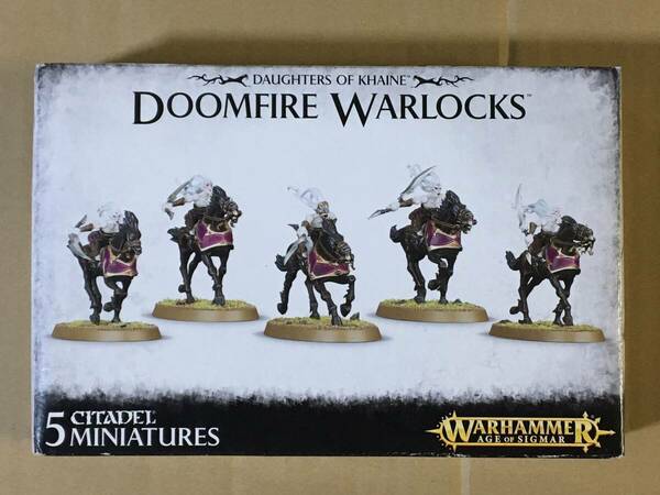 ウォーハンマー AoS ドゥームファイア・ウォーロック 未組立品 ドーター・オヴ・カイン ダークライダー WARHAMMER AGE OF SIGMAR