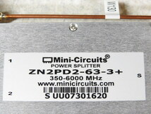 【HPマイクロ波】MCL(Mini-Circuits) Power Splitter/Combiner ZN2PD2-63-3+ 2Way 350MHz-6GHz 15W 動作簡易確認済 取外し現状渡ジャンク品_画像4