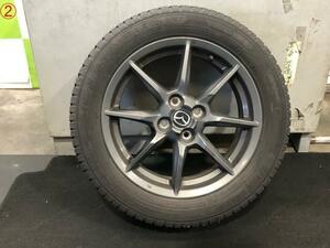 ロードスター　DBA-ND5RC　中古 (2)アルミホイール　タイヤ付き　195/55R16