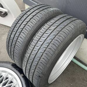 KYOWA RACING KR1074F メッシュ 4穴 PCD100 15×6.5J +35 2023年製 ラジアルタイヤ 165/55R15 4本セット 2個口発送 1円スタート 売り切りの画像9