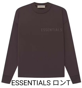 ESSENTIALS エッセンシャルズ FEAR OF GOD L/S Tee Plum プラム ロングスリーブTシャツ 新品未使用 送料込み XLサイズ