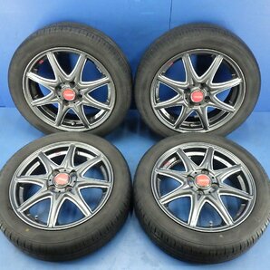 RIVAZZA アルミ 4本 15-4.5J +45 100-4H 165/55R15 ピレリ P7 EVO TOURING 2019年 ワゴンR 【個人宅直配不可】の画像1