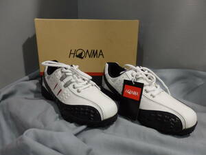  Honma Golf golf shoes * white X black. new goods unused 26.5cm EEE* shoes case attaching 