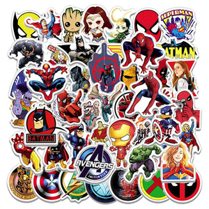  new goods Spider-Man american hero sticker /50/ decal seal emblem waterproof seal large amount resale 