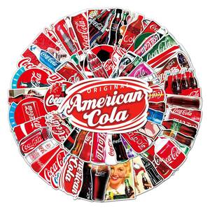  новый товар Coca Cola стикер /1/ переводная картинка наклейка эмблема водонепроницаемый наклейка 75 листов много совместно 