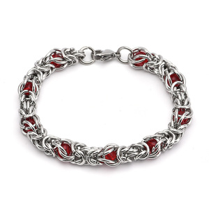 [ new goods original ] accessory men's bracele /9/ silver color . beauty . appearance.!