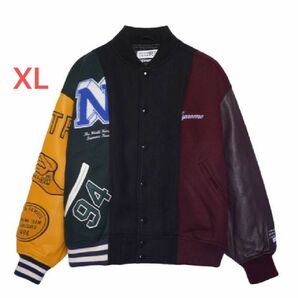 Supreme x MM6 Maison Margiela Split Varsity Jacket "Multicolor"XL