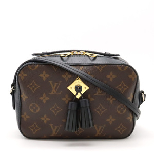 LOUIS VUITTON ルイ ヴィトン モノグラム サントンジュ ショルダーバッグ 2WAY ハンドバッグ タッセル レザー