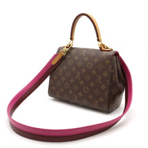 LOUIS VUITTON ルイ ヴィトン モノグラム クリュニーBB ハンドバッグ 2WAY ショルダーバッグ ローズ ピンク_画像2