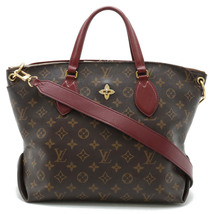 LOUIS VUITTON ルイ ヴィトン モノグラム フラワー ジップド トートMM ハンドバッグ 2WAY ショルダーバッグ_画像1