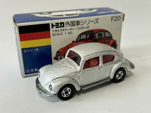  Tomica blue box Volkswagen 1200LSE Beetle F20-1-17 Ise city . special order goods made in Japan 