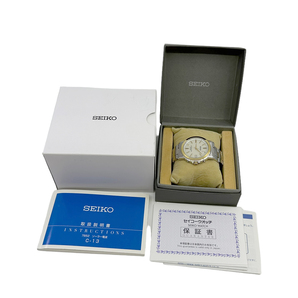 美品 SEIKO SELECTION セイコーセレクション スピリット ソーラー電波 腕時計 メンズ ゴールド シルバー SBTM170の画像4
