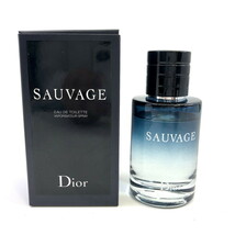 8割ほど Dior SAUVAGE EDT 60ml ディオール ソバージュ オードトワレ 香水(Y0421_2)_画像1