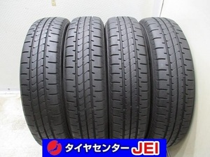 145-80R13 9分山 ブリヂストン ニューノ 2022年製 中古タイヤ【4本】送料無料(M13-6819）