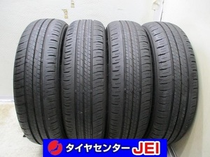 165-65R14 9分山 ダンロップ エナセーブEC300+ 2023年製 中古タイヤ【4本】送料無料(M14-6837）