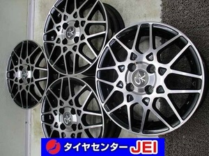 14インチ マナレイスポーツ 5.5J+38 100 コンパクトカー 中古アルミホイール【4本セット】送料無料(A14-4825）