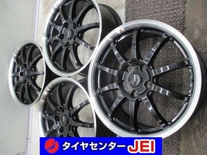 17インチ ホットスタッフ Gスピード 7J+48 114.3 ノア/ヴォクシー 中古アルミホイール【4本セット】送料無料(A17-4829）