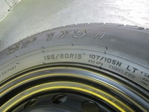 15インチ トヨタ ハイエース純正 195/80R15 6J 139.7 2023年 新車外し 新古タイヤ ホイール4本セット送料無料(GMS-0358）_画像4